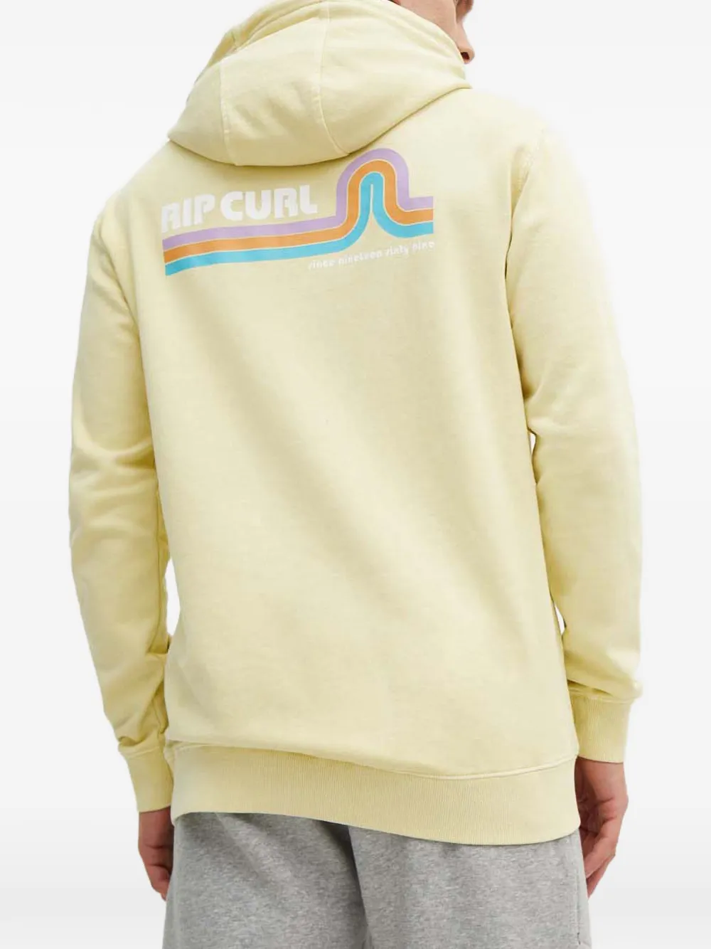 Rip Curl Hoodie met logoprint Geel