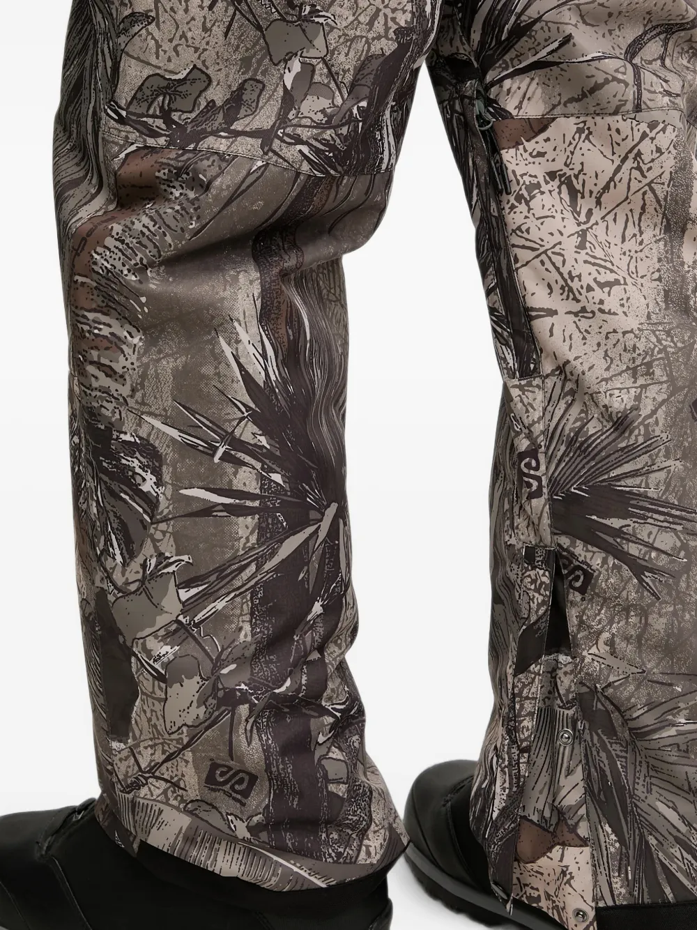 Rip Curl Search skibroek met bladeren-print Grijs