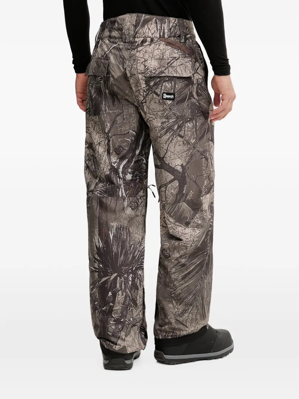 Rip Curl Search skibroek met bladeren-print Grijs