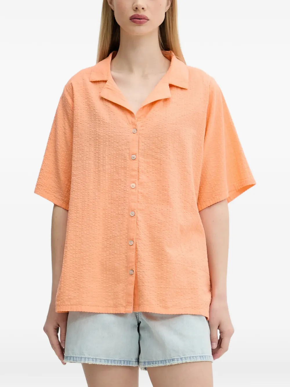 Rip Curl Short-sleeve Shirt In Orange