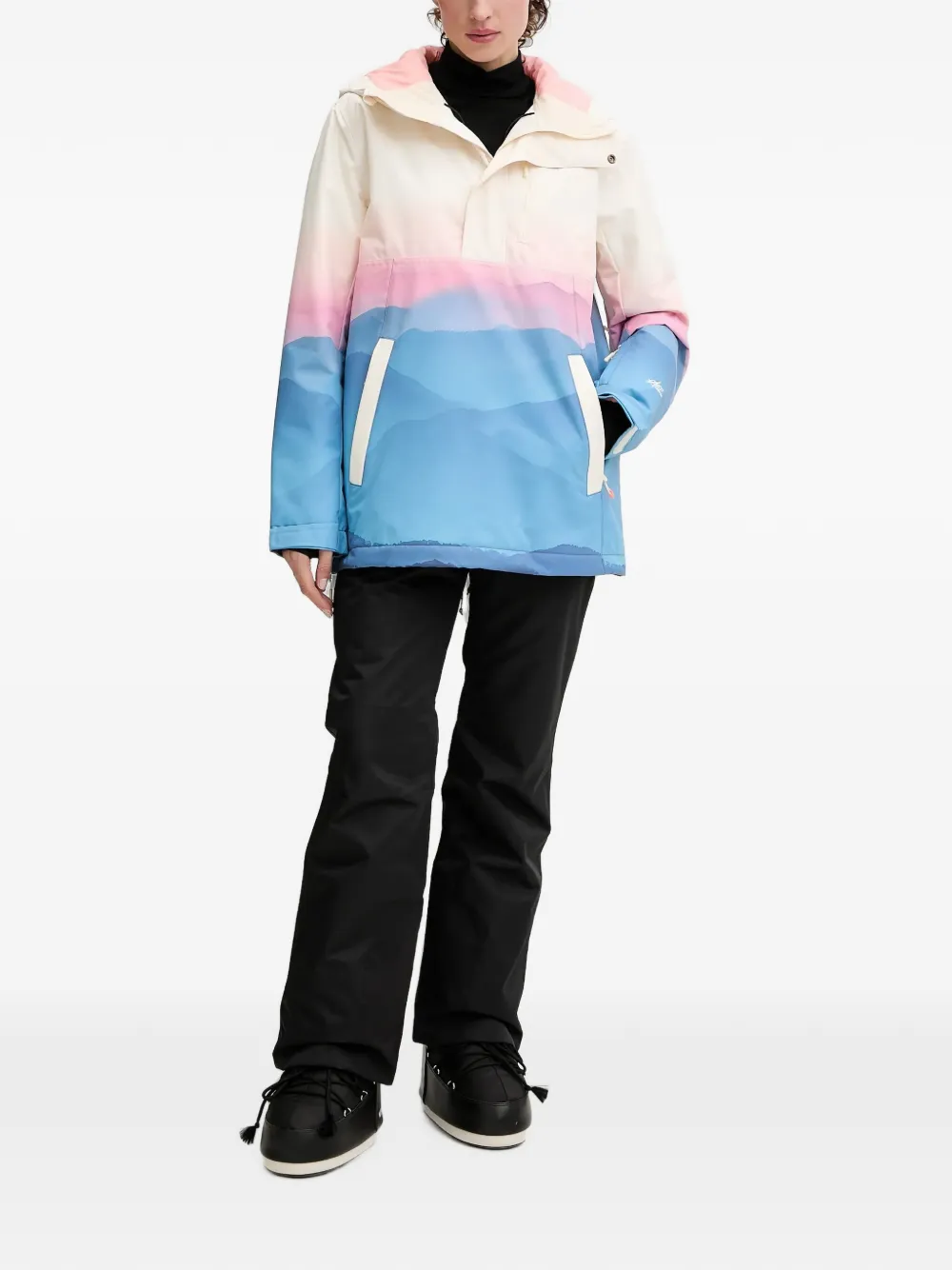 Rip Curl Jack met capuchon en landschaps-print Blauw