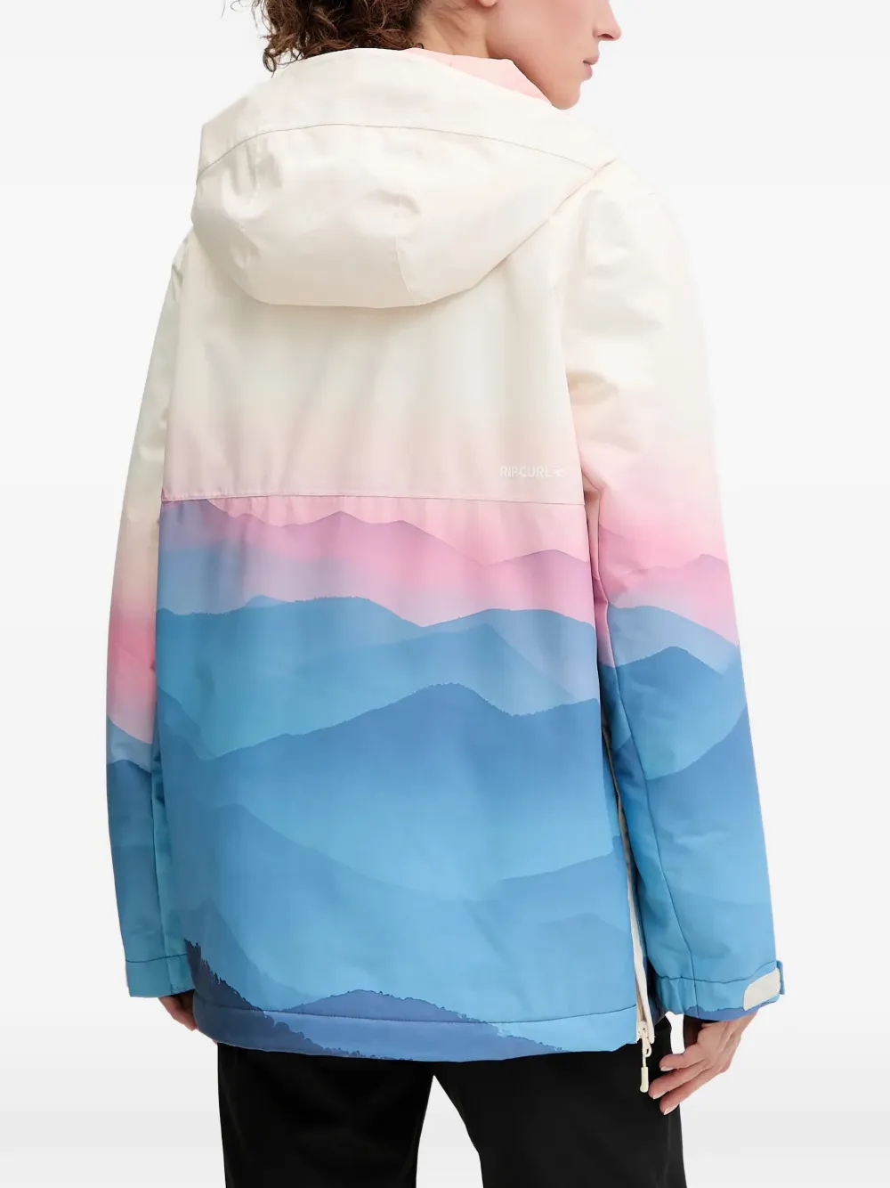 Rip Curl Jack met capuchon en landschaps-print Blauw