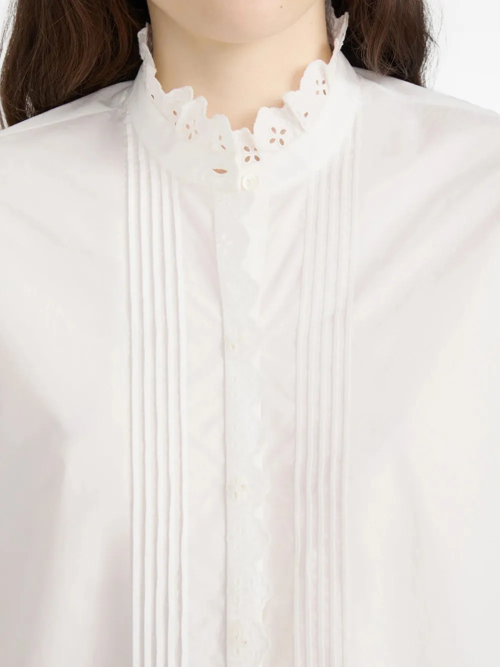 FRAME Keepsake gesmockt blouse Wit