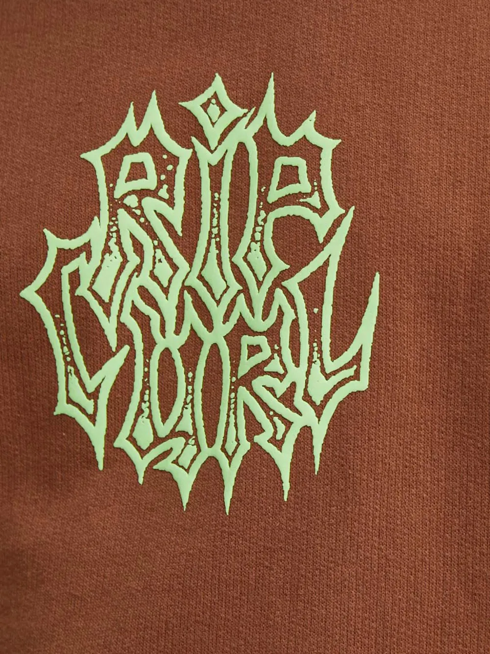 Rip Curl Hoodie met print Bruin
