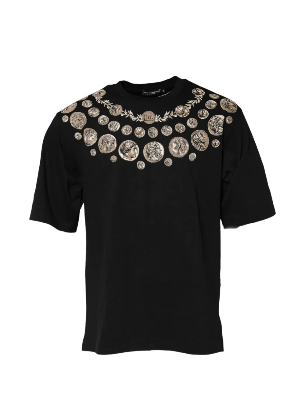 Dolce & Gabbana coin-print cotton T-shirt - Nero