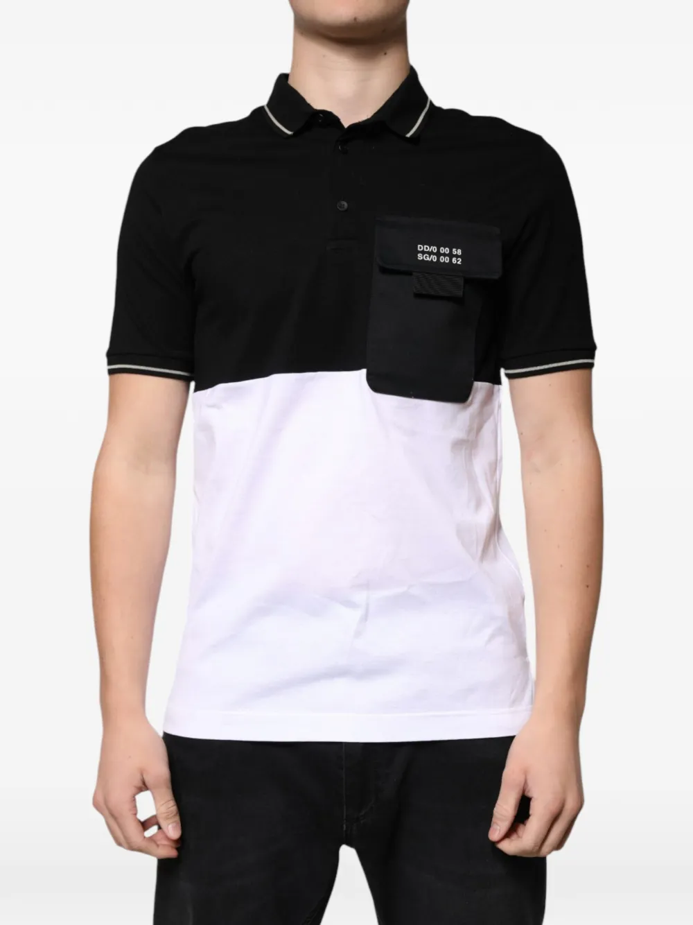 Dolce & Gabbana chest-pocket polo shirt - Nero
