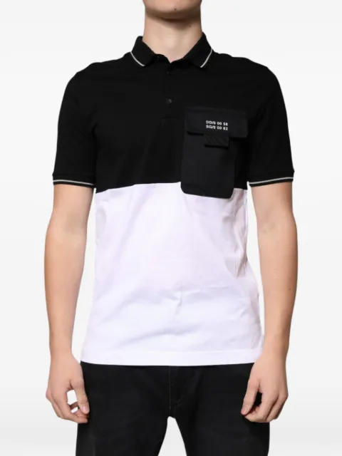 Dolce & Gabbana chest-pocket polo shirt