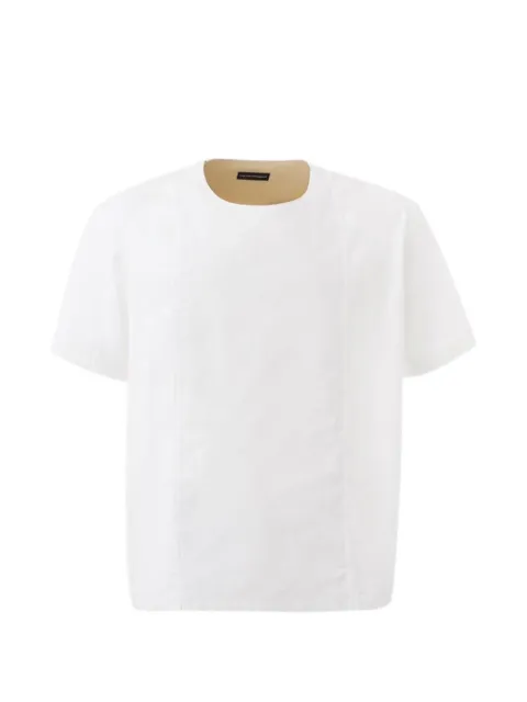 Emporio Armani press-stud T-shirt
