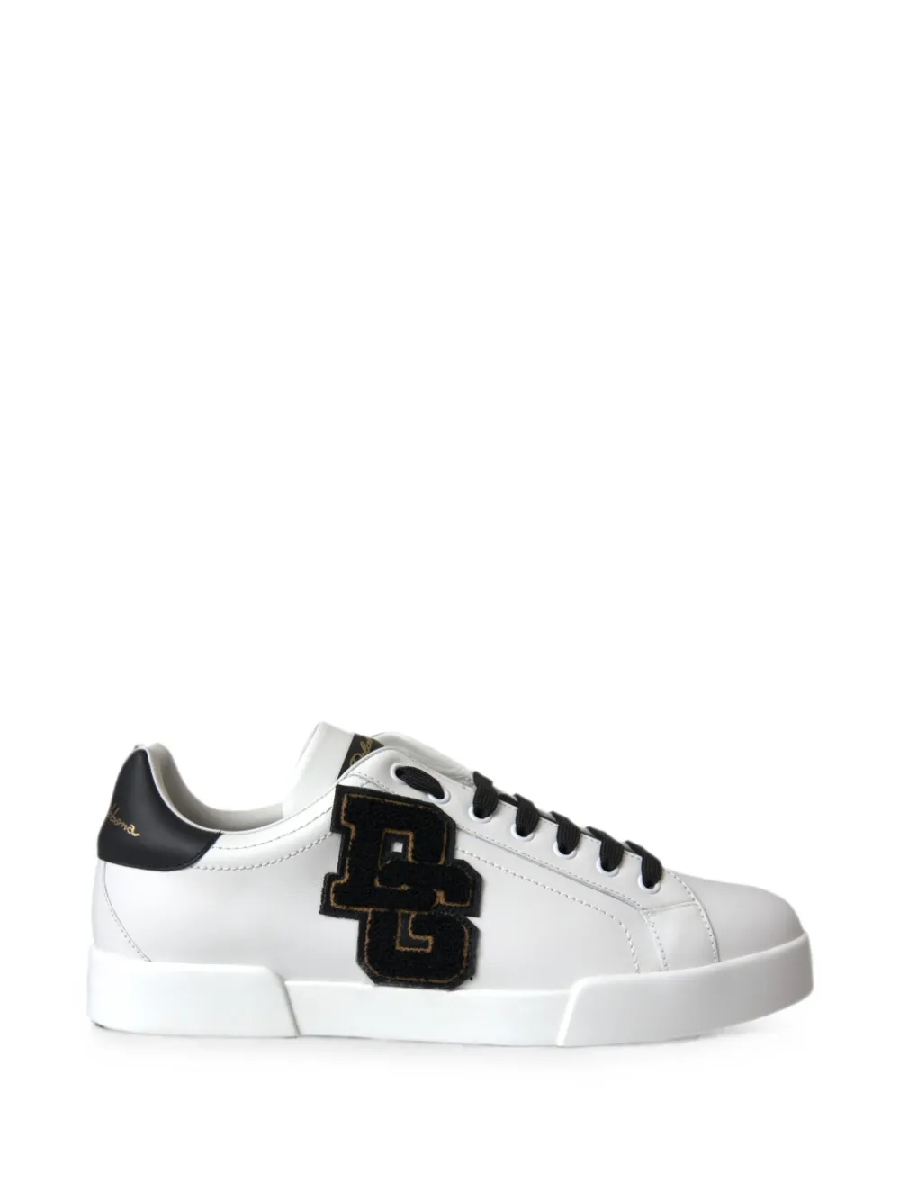 Dolce & Gabbana DG Varsity logo-patch sneakers - Weiß