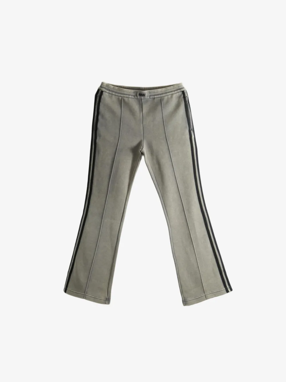 adidas side-stripe track pants - Grigio