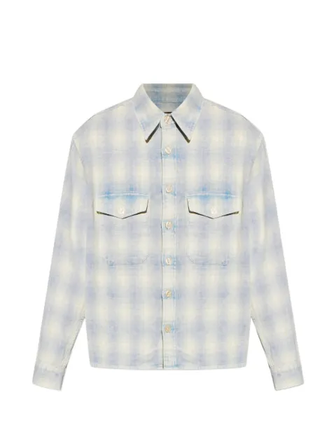 AllSaints Santos checked shirt