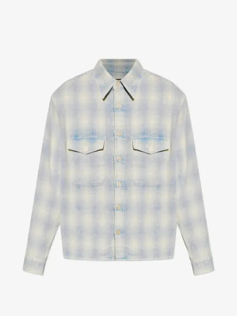 AllSaints Santos checked shirt