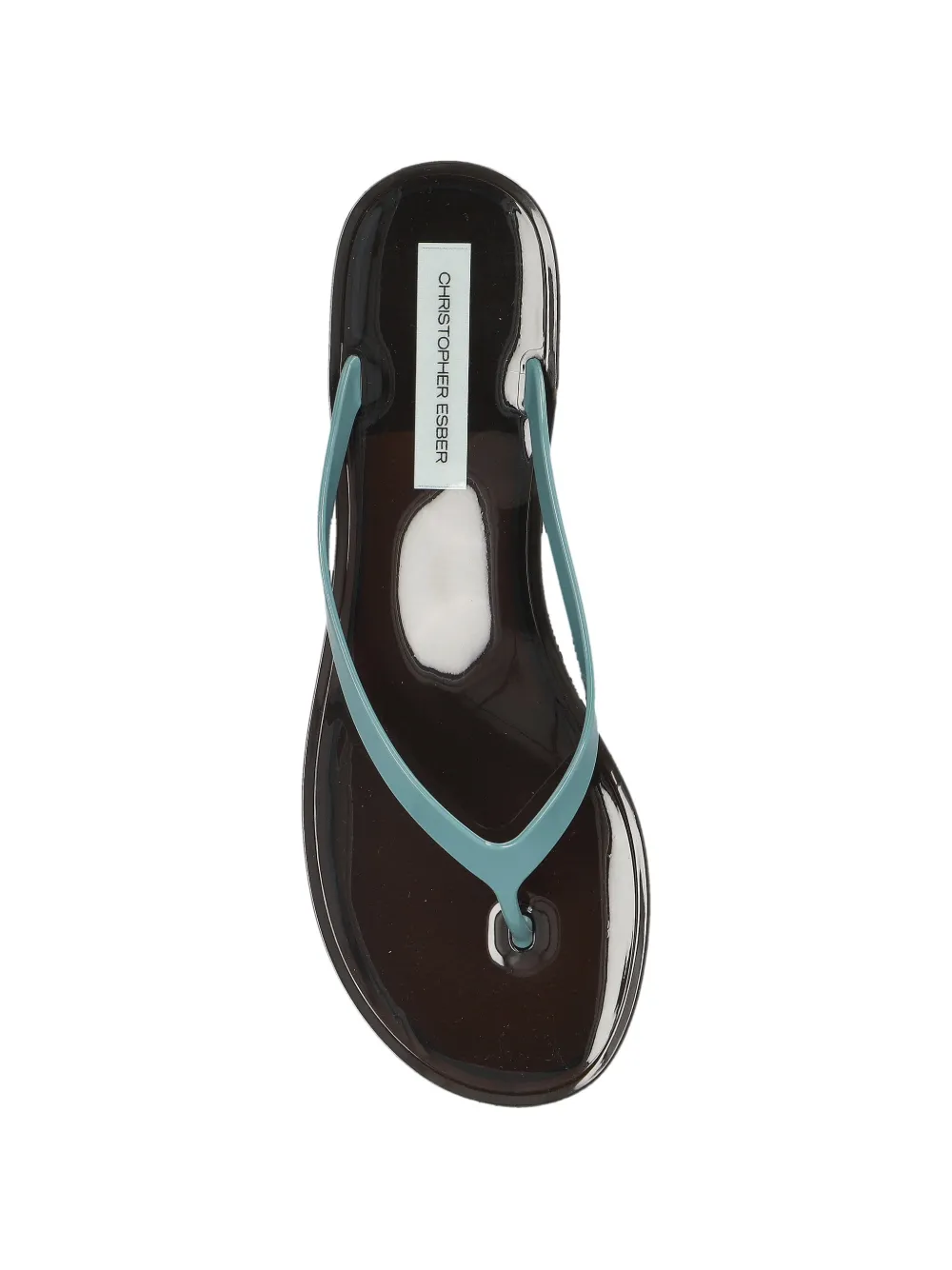 Christopher Esber Jo thong-strap flip-flops Blauw