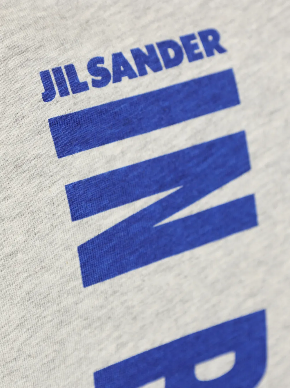 Jil Sander T-shirt met logoprint Grijs