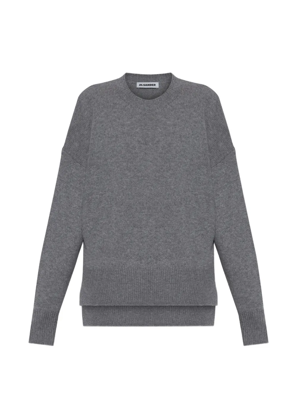 Jil Sander stepped-hem sweater - Grey