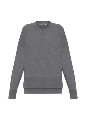 Jil Sander リブニット Vネックセーター | グレー | FARFETCH JP