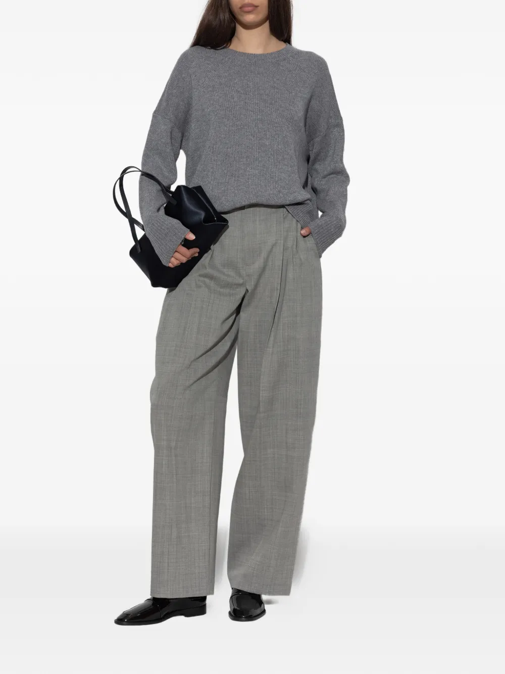 Jil Sander Trui met afwerking Grijs