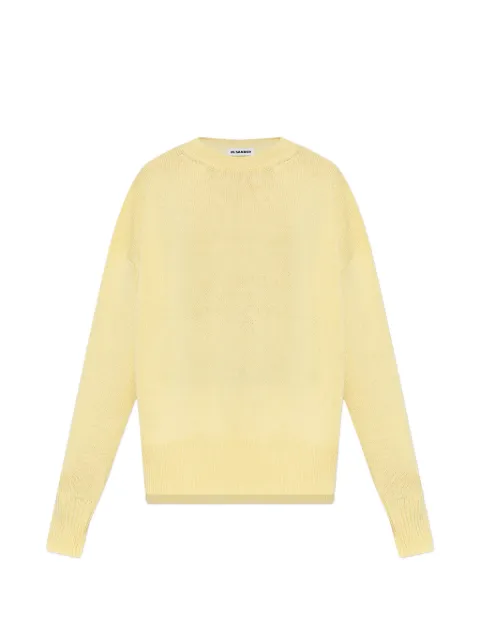 Jil Sander — ribbed-knit side-slit sweater