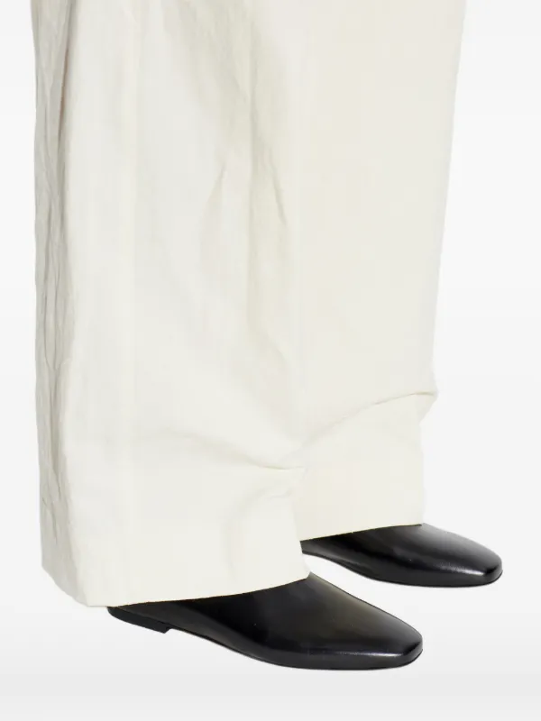 JIL SANDER スクエアトゥ　レザーパンプス Jil Sander スクエアトゥ レザーパンプス | ブラック | FARFETCH JP