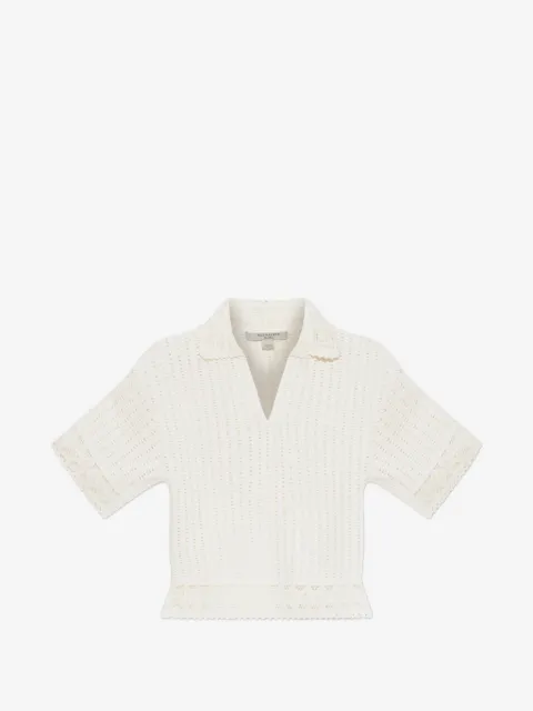 AllSaints Elma crochet-knit top