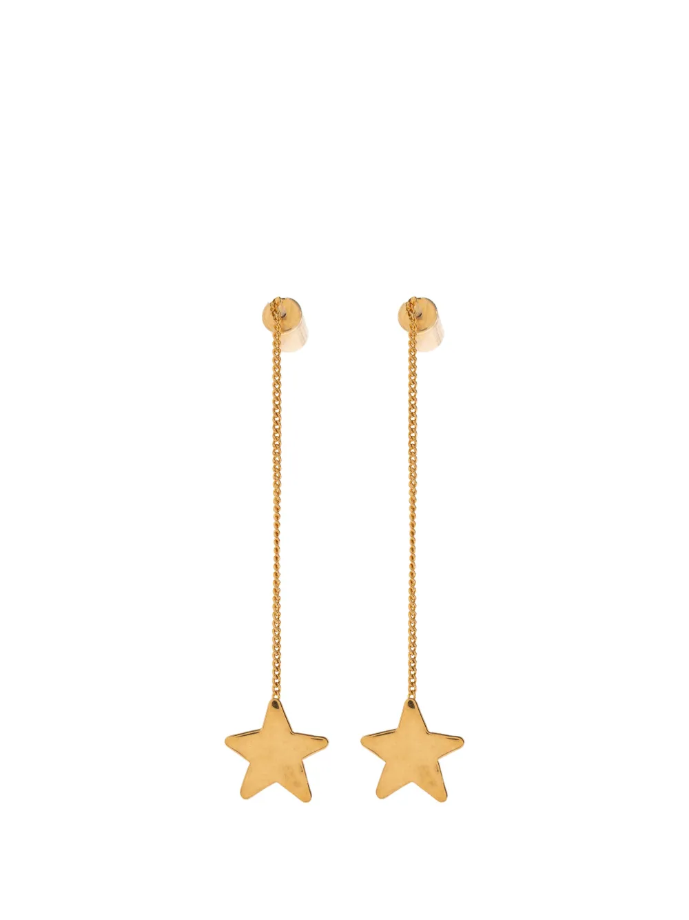 Jil Sander star-pendant drop earrings - Oro