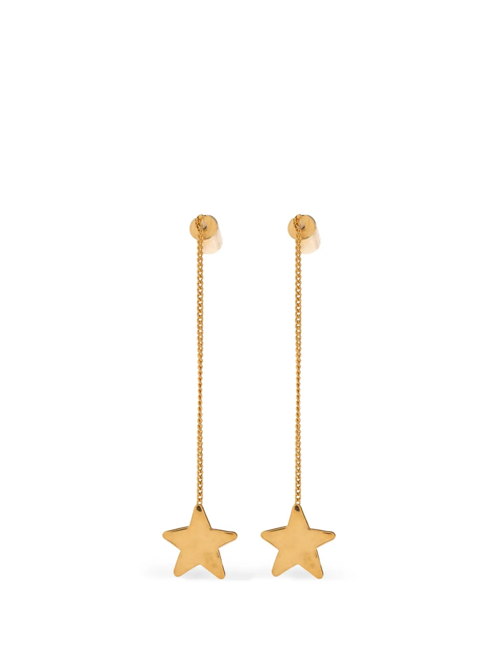Jil Sander star-pendant drop earrings - Oro