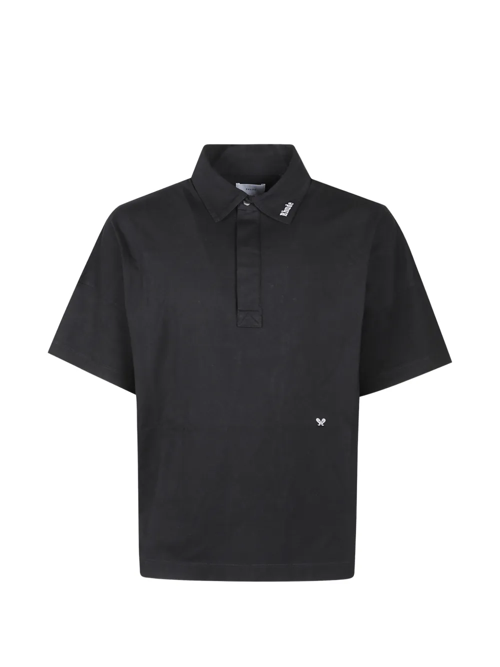 RHUDE logo-embroidered polo shirt