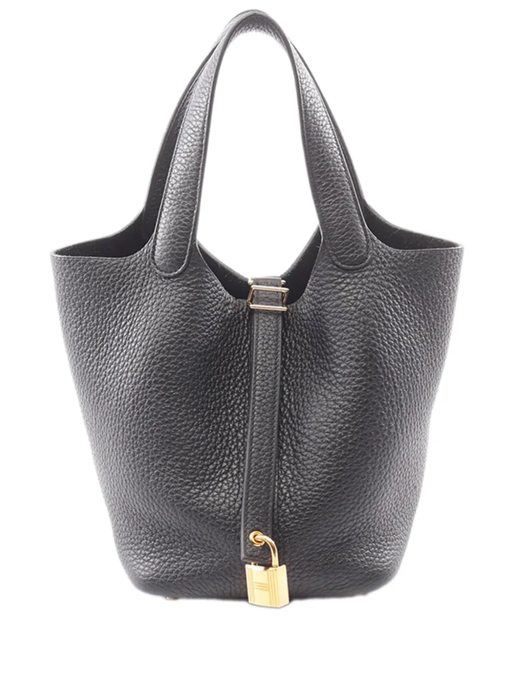 Hermès Pre-Owned 2022 Clemence Picotin Lock 18 handbag - Nero