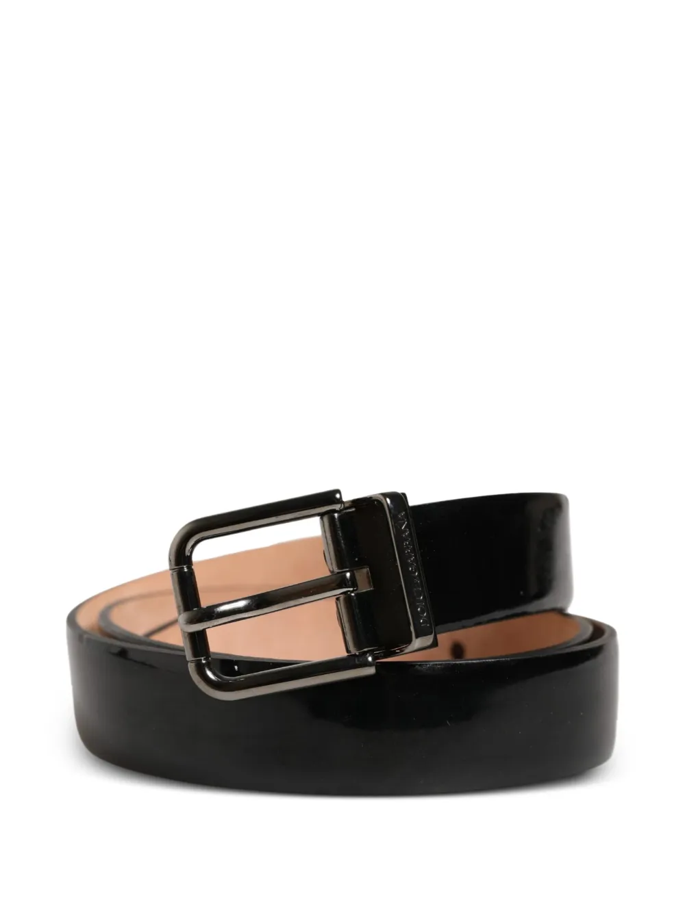 Dolce & Gabbana leather buckle belt - Black