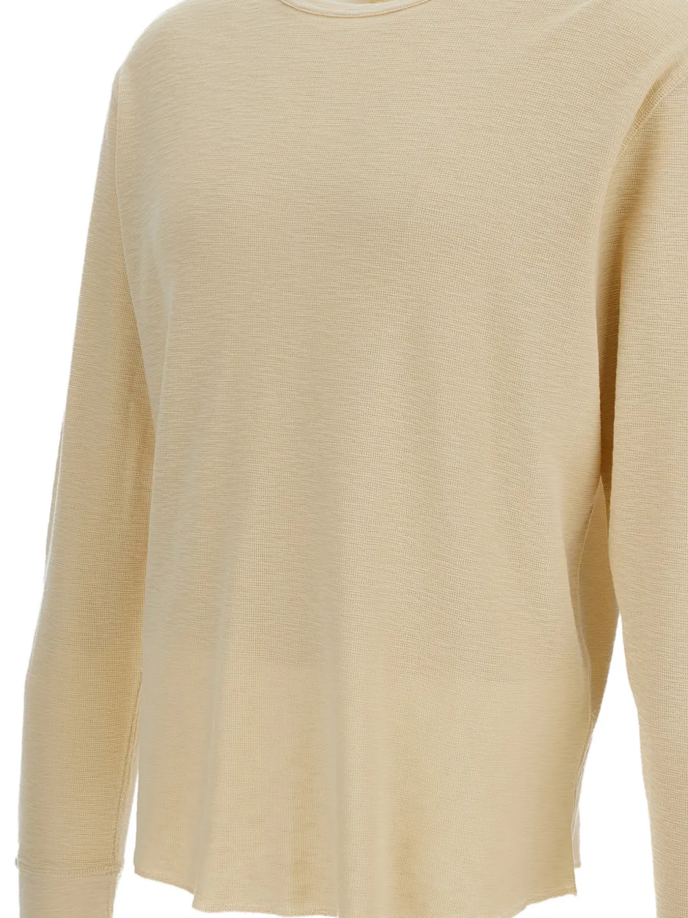 Sunflower Katoenen T-shirt met lange mouwen Beige