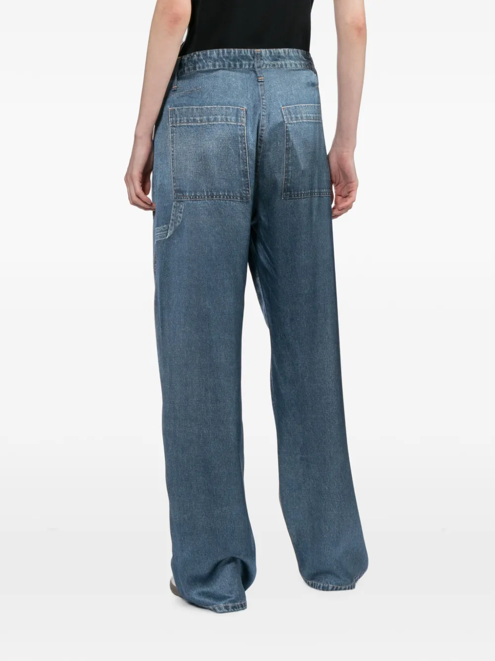 rag & bone Broek met vervaagd effect Blauw