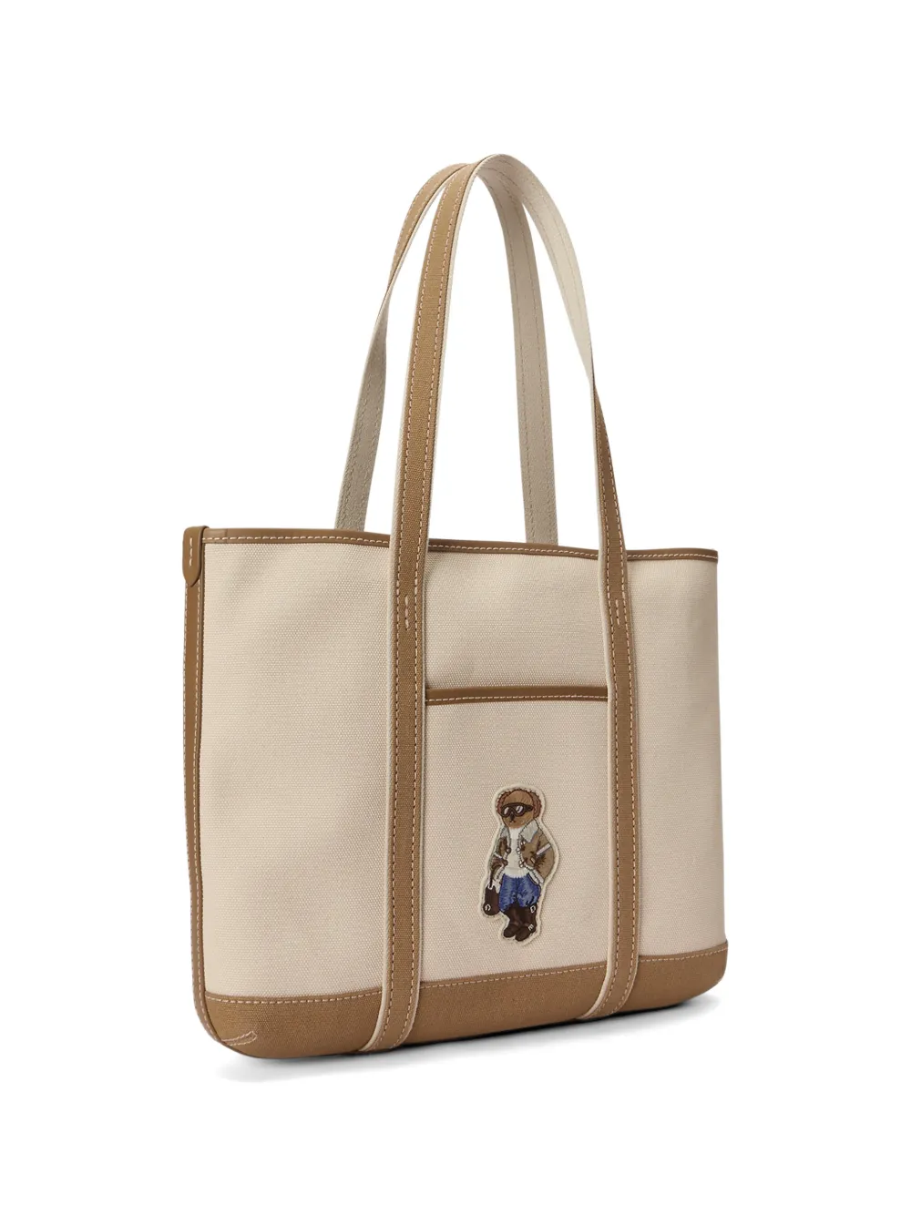 Polo Ralph Lauren Polo Bear canvas shopper Beige