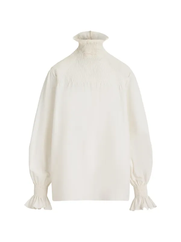 Ralph Lauren Collection Maddison Blouse in Neutrals