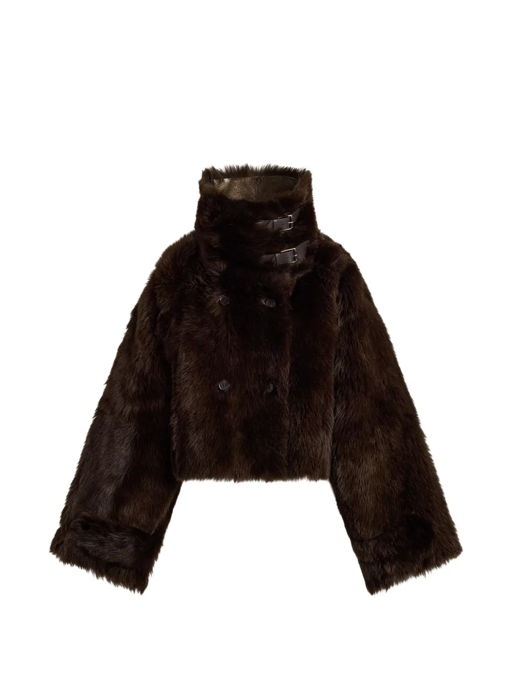 Ralph Lauren Collection Wendbare Jacke aus Shearling - Braun