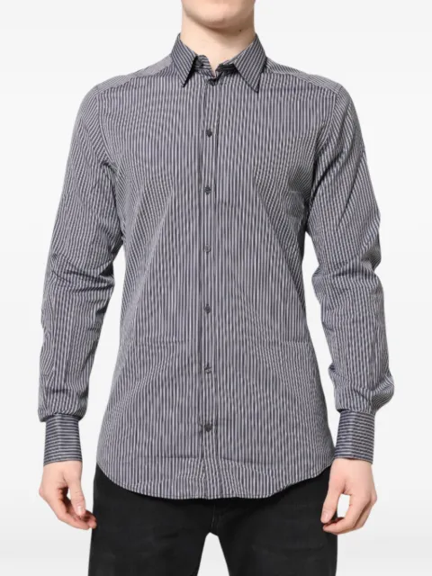 Dolce & Gabbana striped long-sleeve shirt