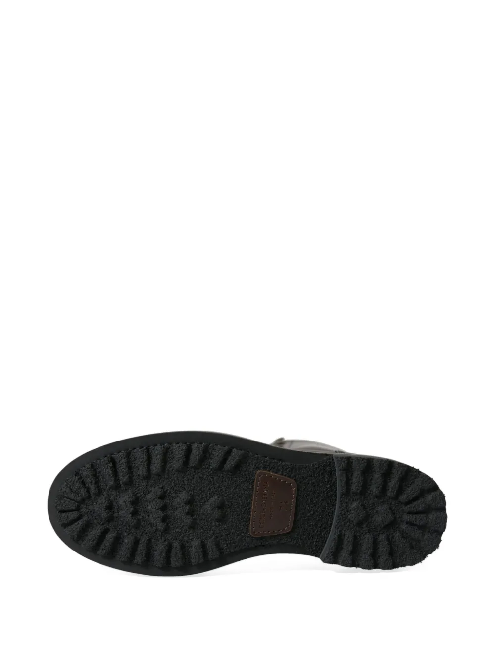 Dolce & Gabbana lace-up leather boots Zwart
