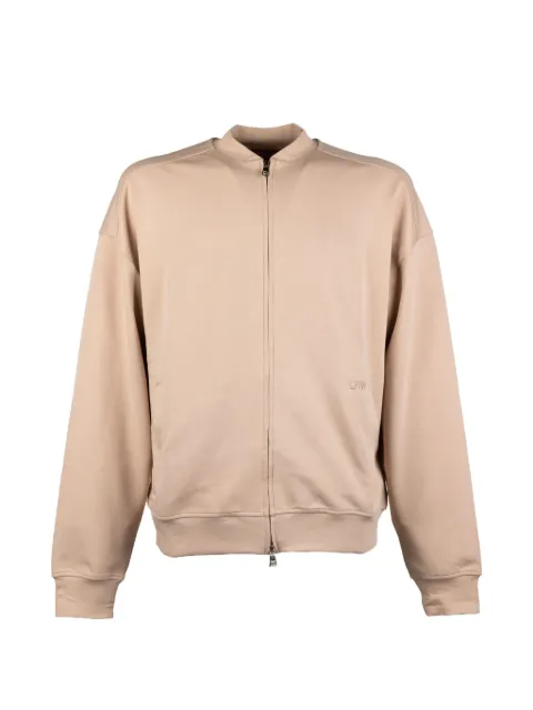 OWN logo-embroidered zip-up bomber jacket