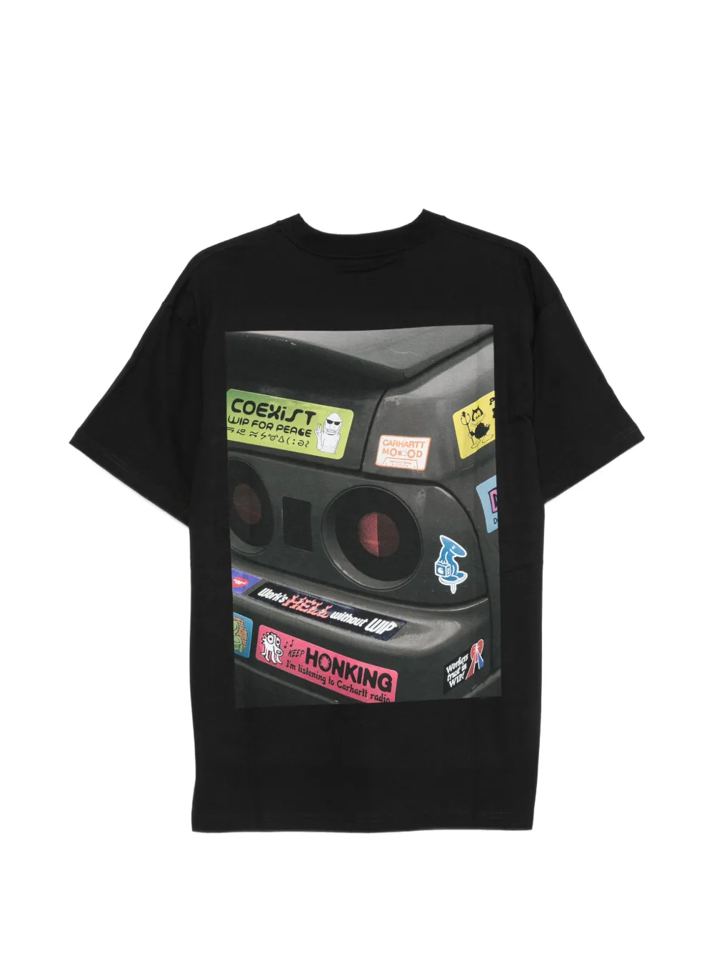 Carhartt WIP Car Camper T-shirt met grafische print Zwart