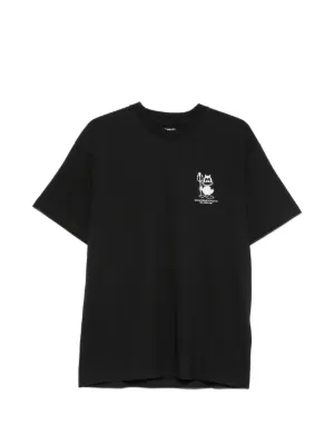 44 LABEL GROUP プリント Tシャツ | ブラック | FARFETCH JP