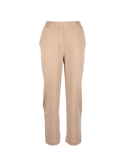 OWN elasticated-waistband straight-leg trousers
