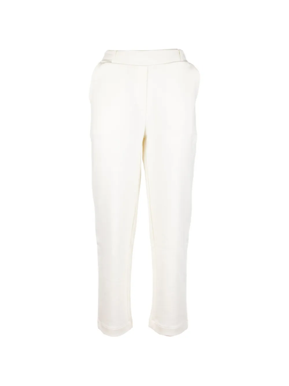 Own Elasticated-waistband Trousers In White