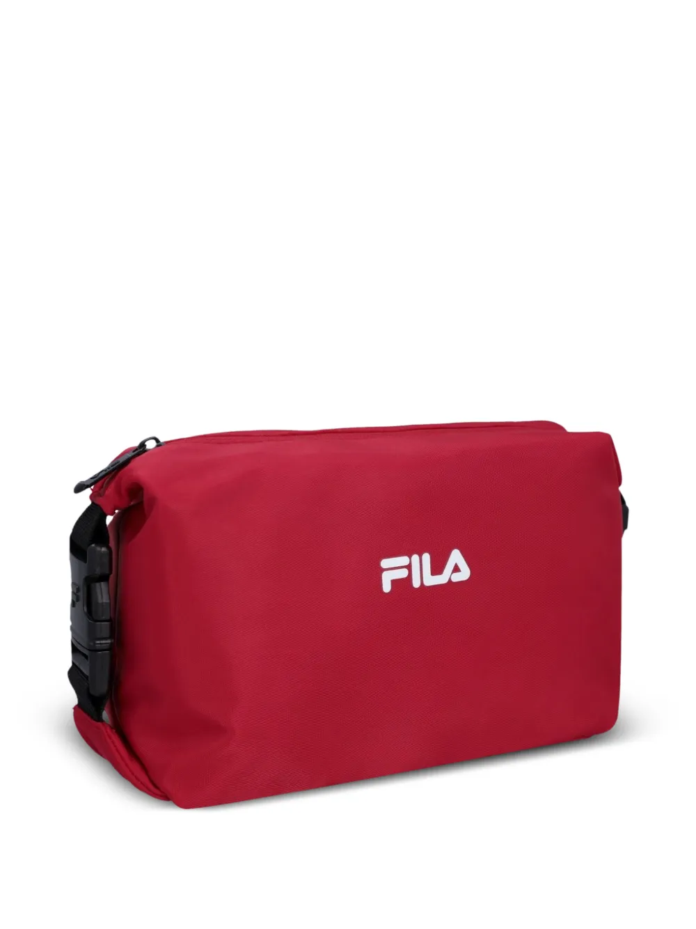 Fila Make-up tas met gespsluiting en logoprint Rood