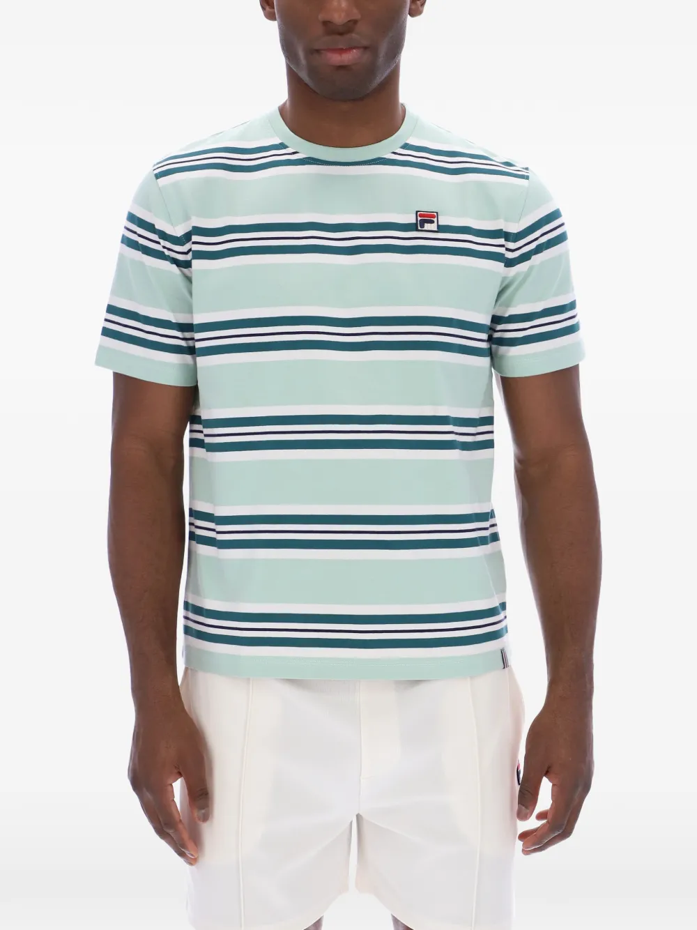 Fila Cesare gestreept T-shirt Groen