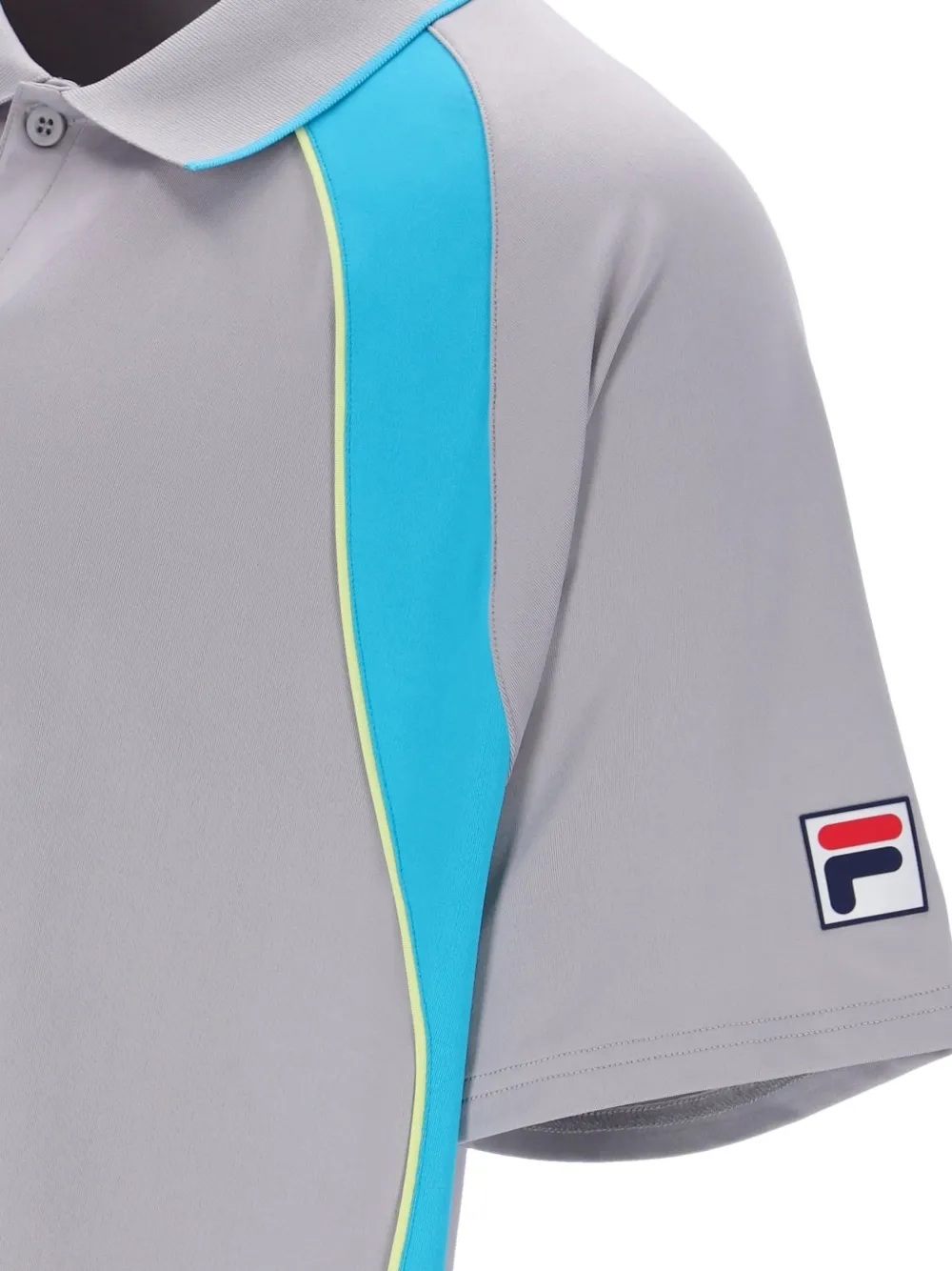 Fila Backspin poloshirt met vlakken Grijs