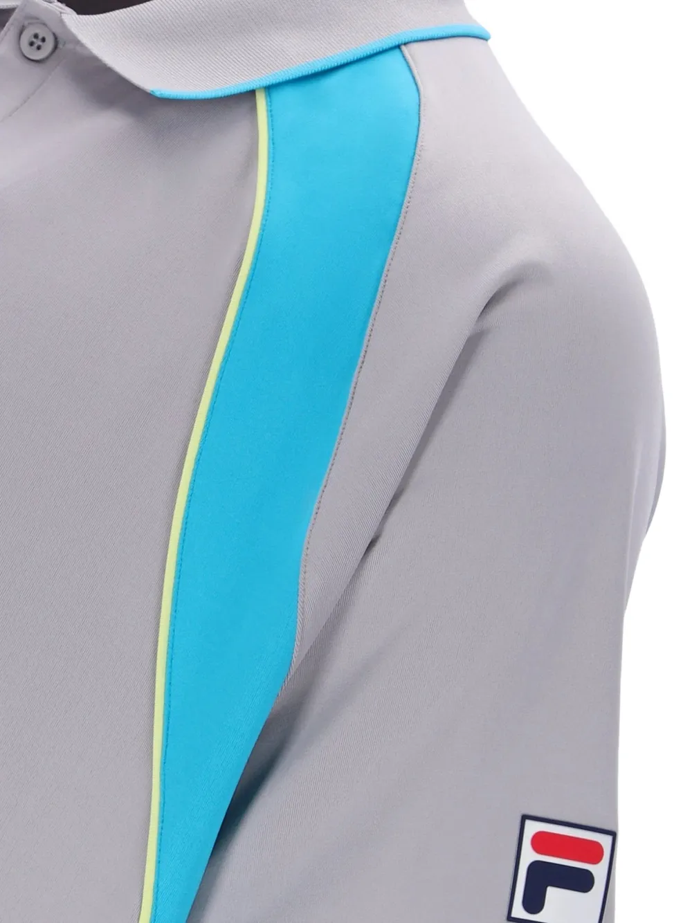 Fila Backspin poloshirt met vlakken Grijs