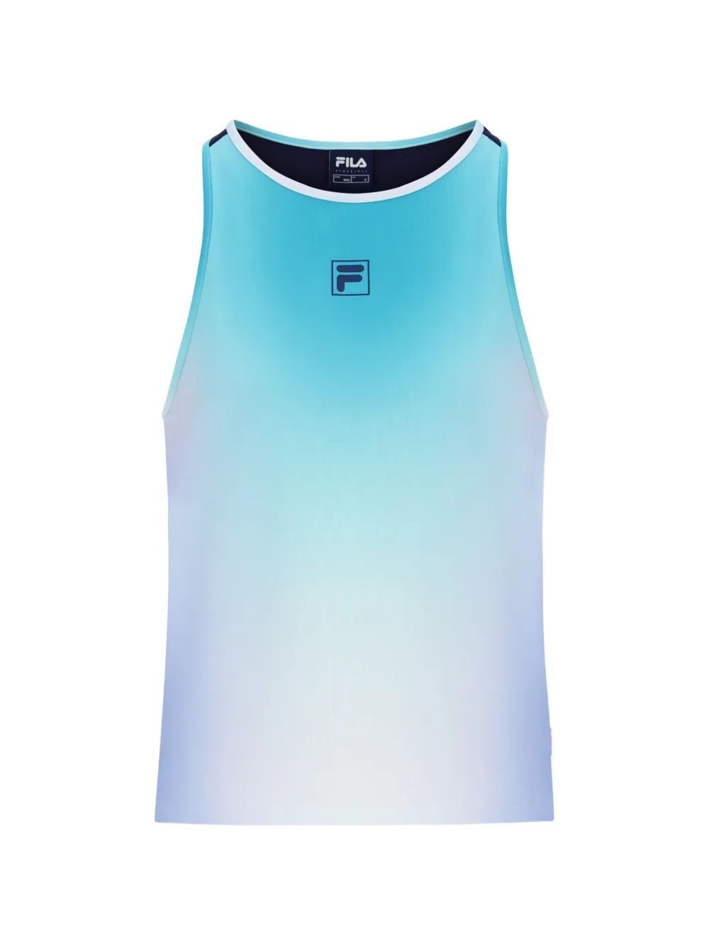 Fila Racerback-Top mit Farbverlauf-Optik - Blau