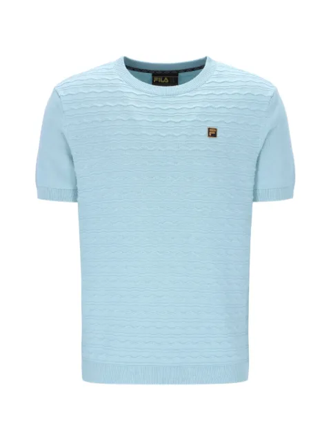 Fila Sterling Don textured-knit T-shirt