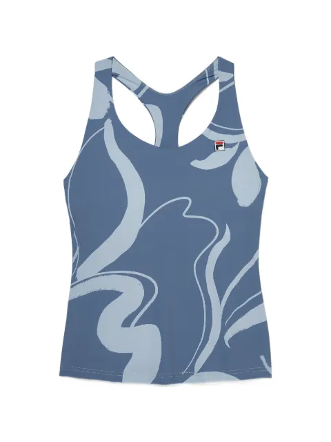 Fila abstract-print racerback top