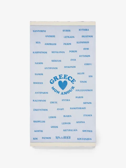 SUN of a BEACH fringed beach towel