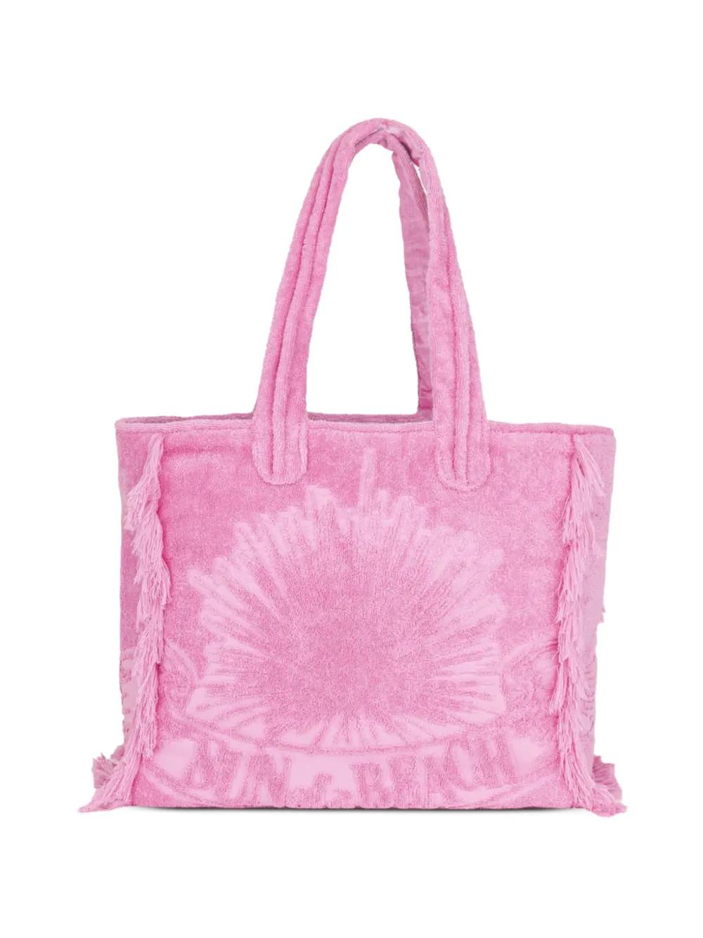 SUN of a BEACH Terry mini-shopper met franje Roze